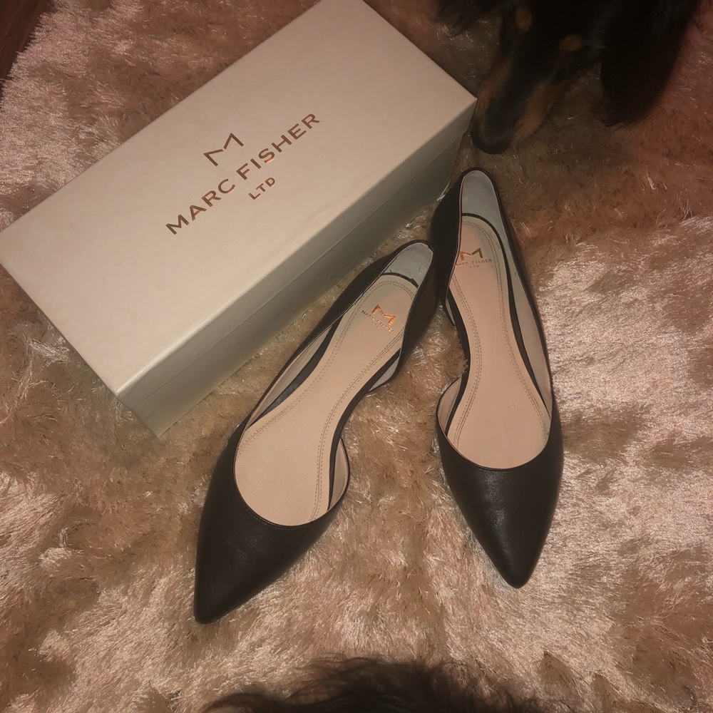 Black flats by Marc Fisher